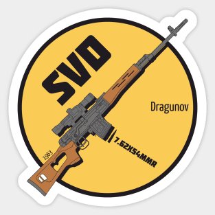 SVD Dragunov sniper rifle Sticker